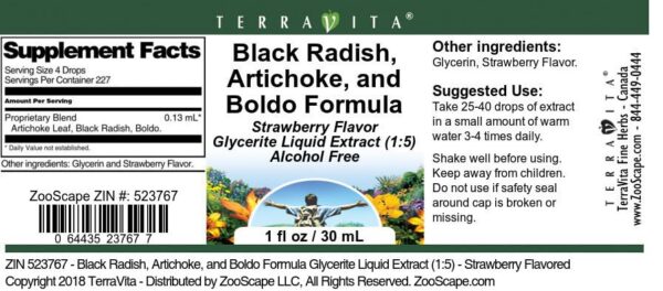 Extracto de hierbas Terravita en formato conveniente líquido