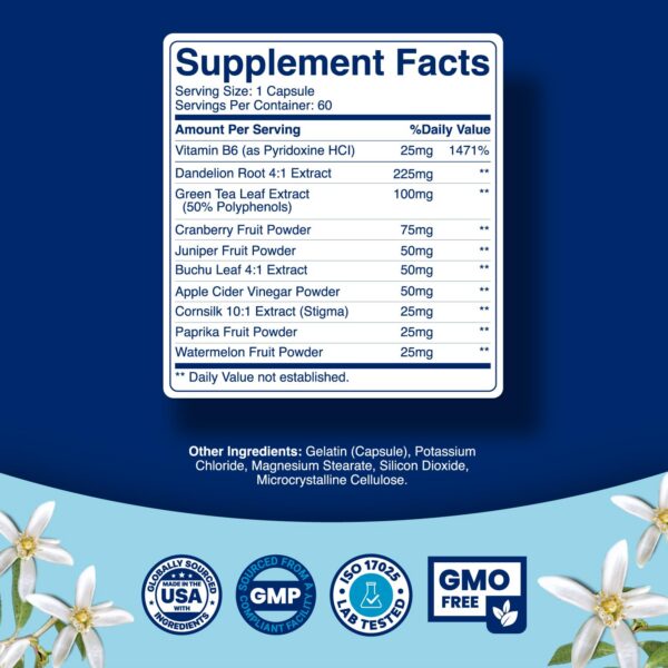 Extracto de hoja de diente de león y té verde en pastillas diuréticas