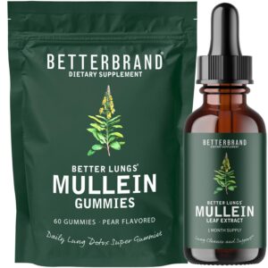 Paquete de extracto de hoja de gordolobo BetterLungs