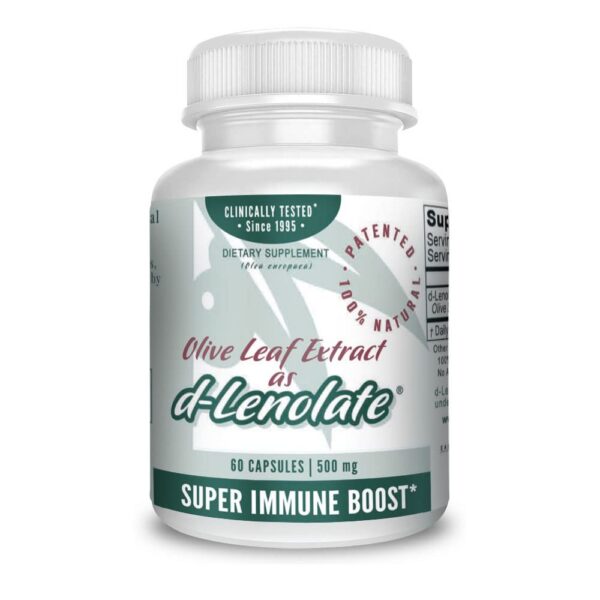 Extracto hoja de olivo East Park d-Lenolate 500mg 60 cápsulas veganas