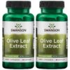 Botella de cápsulas extracto hoja olivo Swanson 750mg