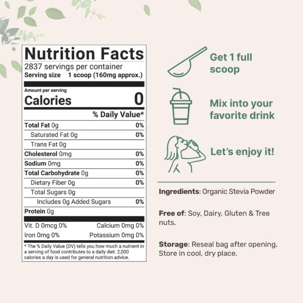 Extracto de hoja verde stevia reb-a Micro Ingredients