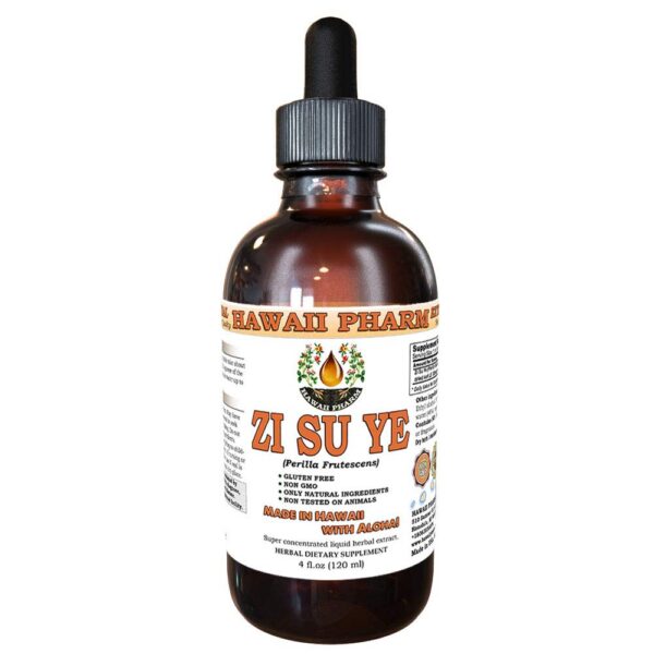 Version 1.0.0 Extracto de hojas Zi Su Ye 4 oz botella líquida