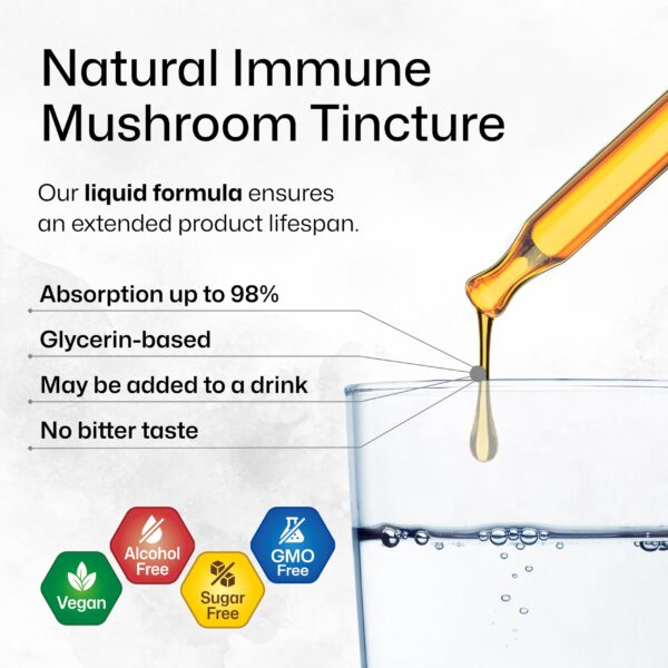 Gotas de hongos BIO KRAUTER fórmula sin sabor amargo