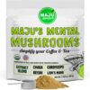 Extracto de hongos orgánicos Maju Superfoods Lions Mane y Chaga para energía