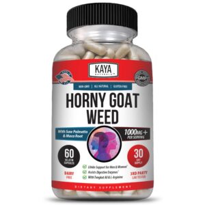 Extracto Horny Goat Weed con Maca y Ginseng en cápsulas