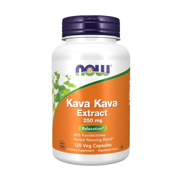 Extracto de Kava Kava cápsulas veganas 250 mg NOW Foods