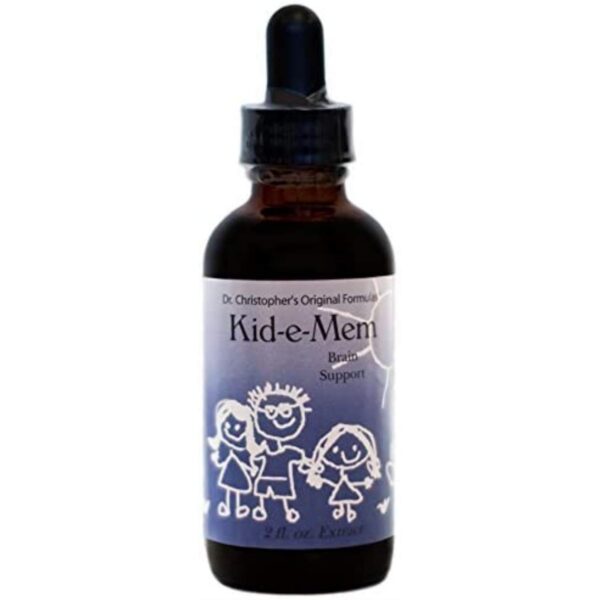 Extracto Kid-e-Mem para niños Dr. Christopher botella frontal
