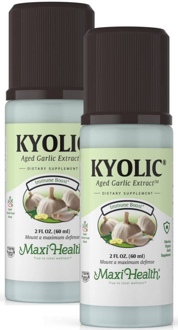 Extracto líquido de ajo envejecido Kyolic orgánico saludable cardiovascular