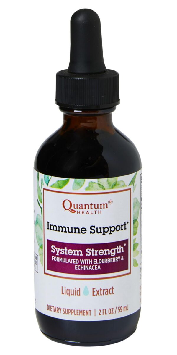 Version 1.0.0 Extracto líquido de apoyo inmunológico saúco equinácea goldenseal botella