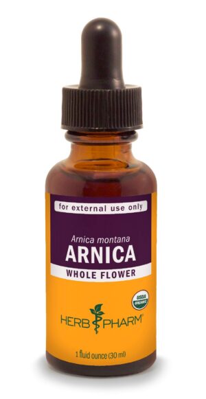 Extracto líquido de árnica Herb Pharm soporte dolor menor 1 Fl Oz