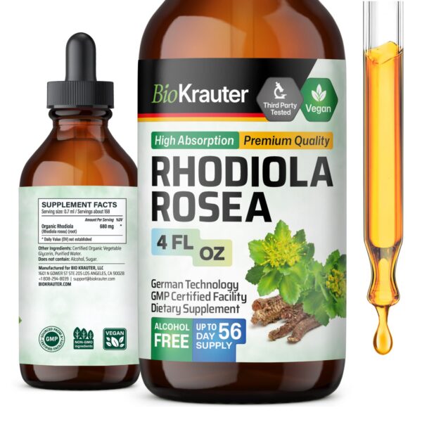 Extracto líquido BIO KRAUTER rhodiola rosea para calma