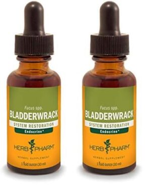 Extracto líquido Bladderwrack Herb Pharm paquete de 2 botellas 1oz