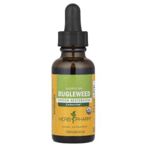 Version 1.0.0 Extracto líquido Bugleweed Herb Pharm botella 1 onza