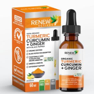 Extracto líquido cúrcuma Renew Actives botella frontal