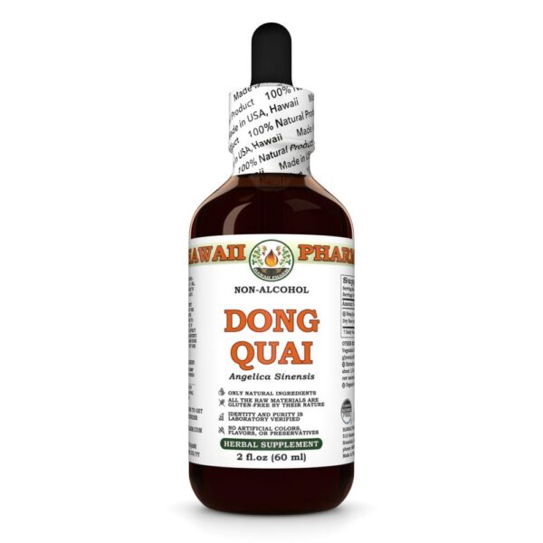 Version 1.0.0 Extracto líquido Dong Quai orgánico de Hawaii Pharm 2oz