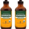 Version 1.0.0 Extracto líquido de Echinacea orgánica certificado Herb Pharm botella frontal