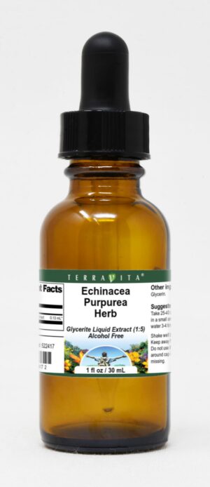 Extracto líquido Echinacea Purpurea botella frontal 1 oz