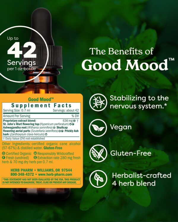 Version 1.0.0 Extracto líquido equilibrio emocional Herb Pharm 1oz