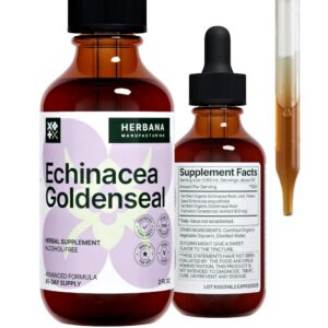 Producto extracto líquido equinácea y sello de oro para sistema inmunológico