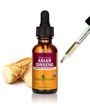 Extracto líquido de ginseng asiático Herb Pharm 1 onza