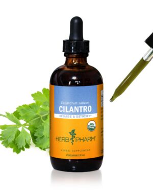 Extracto líquido Herb Pharm de cilantro orgánico 4 onzas