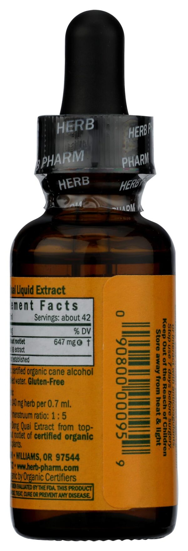 Extracto líquido Herb Pharm Dong Quai raíz angelica sinensis