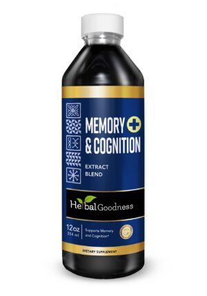 Extracto líquido Herbal Goodness memoria y cognición botella 12 oz