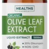 Version 1.0.0 Extracto líquido hoja de olivo Healths Harmony botella frontal