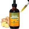 Extracto líquido de jengibre orgánico Herb Pharm botella frontal