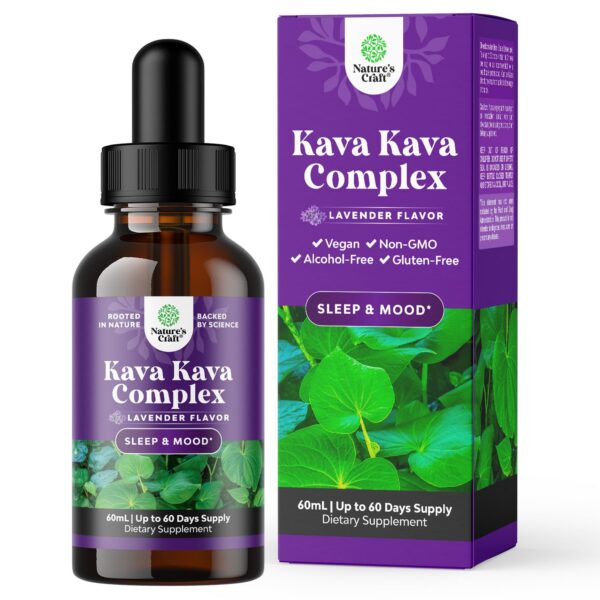 Extracto líquido de kava kava concentración alta Natures Craft