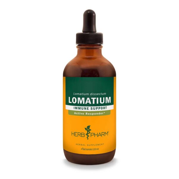 Extracto líquido de Lomatium Herb Pharm 4 onzas apoyo inmunológico