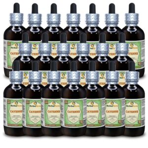 Extracto líquido orgánico de cayena HerbalTerra botella