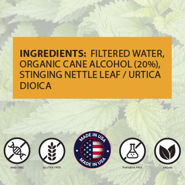 Extracto líquido orgánico hoja de ortiga natural