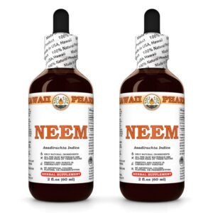 Extracto líquido orgánico de Neem 2x2 fl.oz Hawaii Pharm