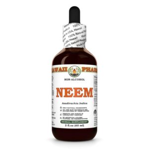 Extracto líquido orgánico Neem Hawaii Pharm frasco 2 fl oz