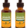 Version 1.0.0 Extracto líquido orgánico de ruibarbo 1 fl oz paquete de 2 Herb Pharm