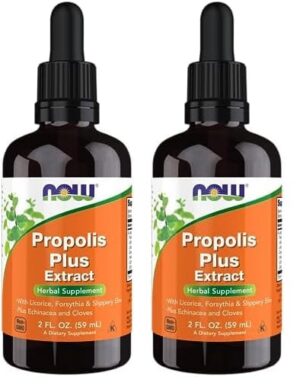 Version 1.0.0 Extracto líquido Propolis Plus suplementario NOW Foods 2 oz gotero
