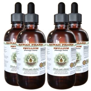 Extracto liquido psyllium sin alcohol Hawaii Pharm 4x4 oz