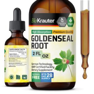 Extracto líquido raíz Goldenseal BIO KRAUTER botella 2 oz