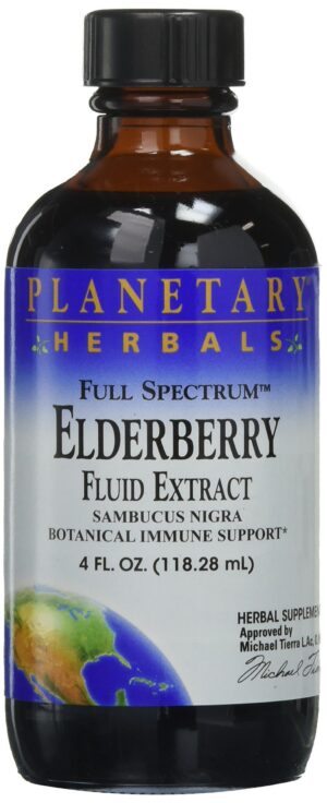 Extracto líquido de sauco Planetary Herbals 4 onzas