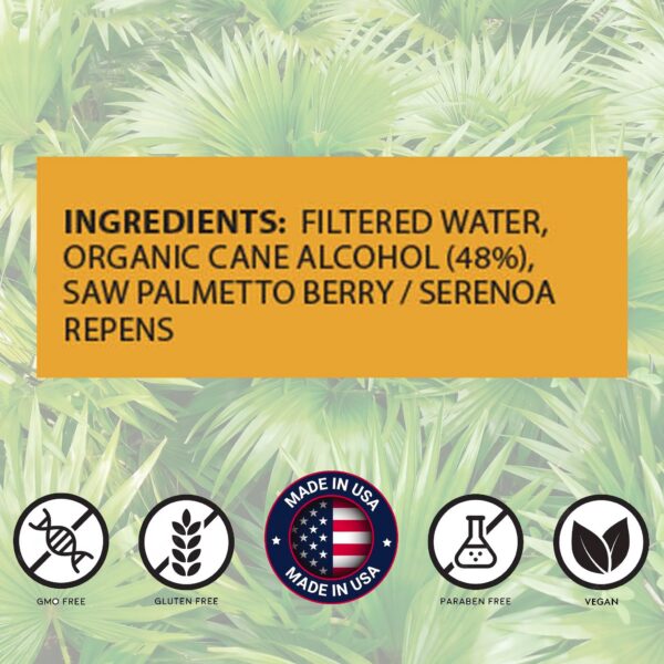 Extracto líquido de Saw Palmetto para salud reproductiva