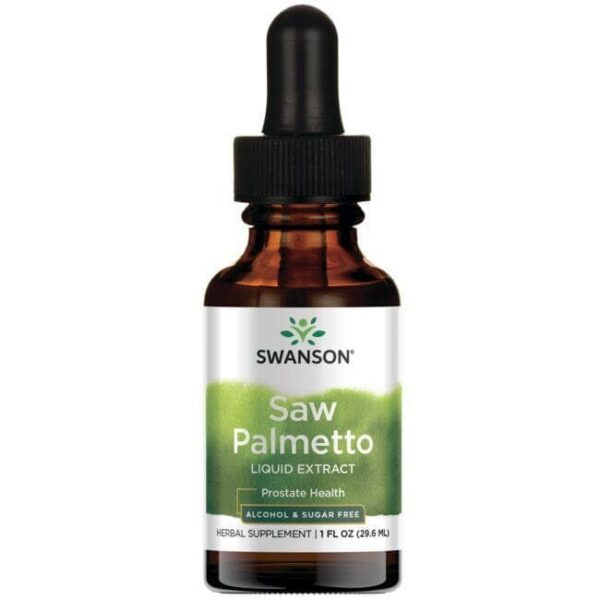 Version 1.0.0 Extracto líquido Saw Palmetto Swanson para salud prostática