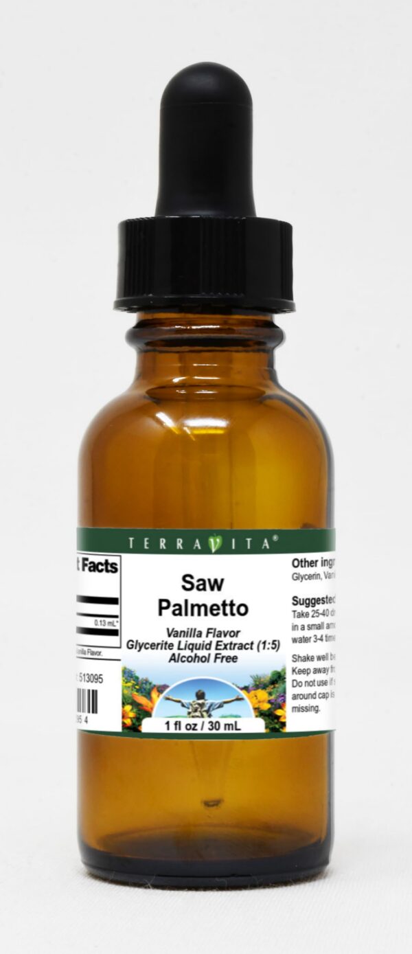 Extracto líquido glicerita de Serenoa Repens sabor vainilla TerraVita