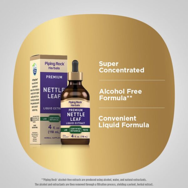 Version 1.0.0 Extracto líquido sin alcohol hoja de ortiga Piping Rock