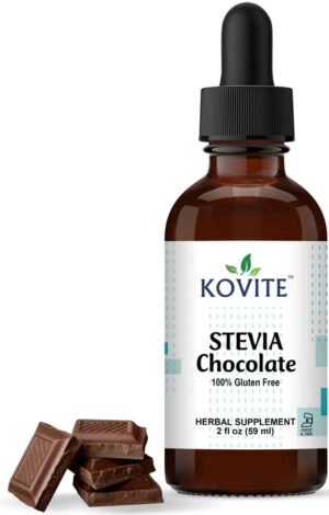 Botella de extracto líquido de stevia sabor chocolate Kovite
