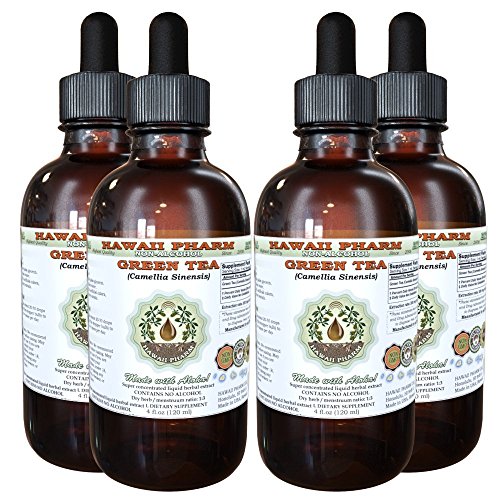 Extracto líquido té verde sin alcohol Hawaii Pharm 16 oz