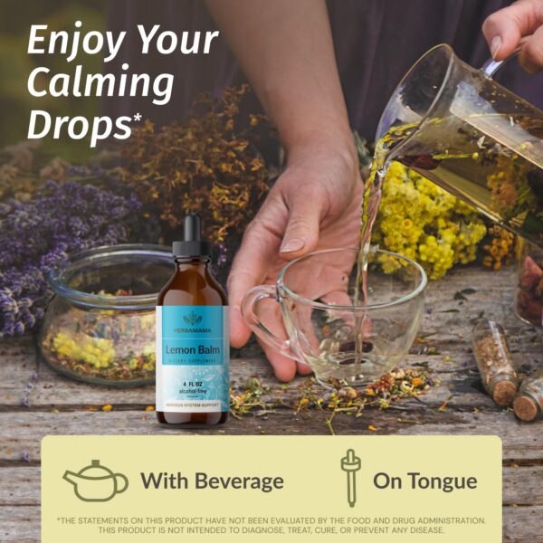 Extracto líquido natural toronjil Herbamama 4 oz