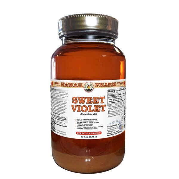 Version 1.0.0 Extracto liquido de violeta dulce en botella 32oz Hawaii Pharm