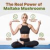 Extracto maitake polvo natural concentrado Go Nutra 8 onzas